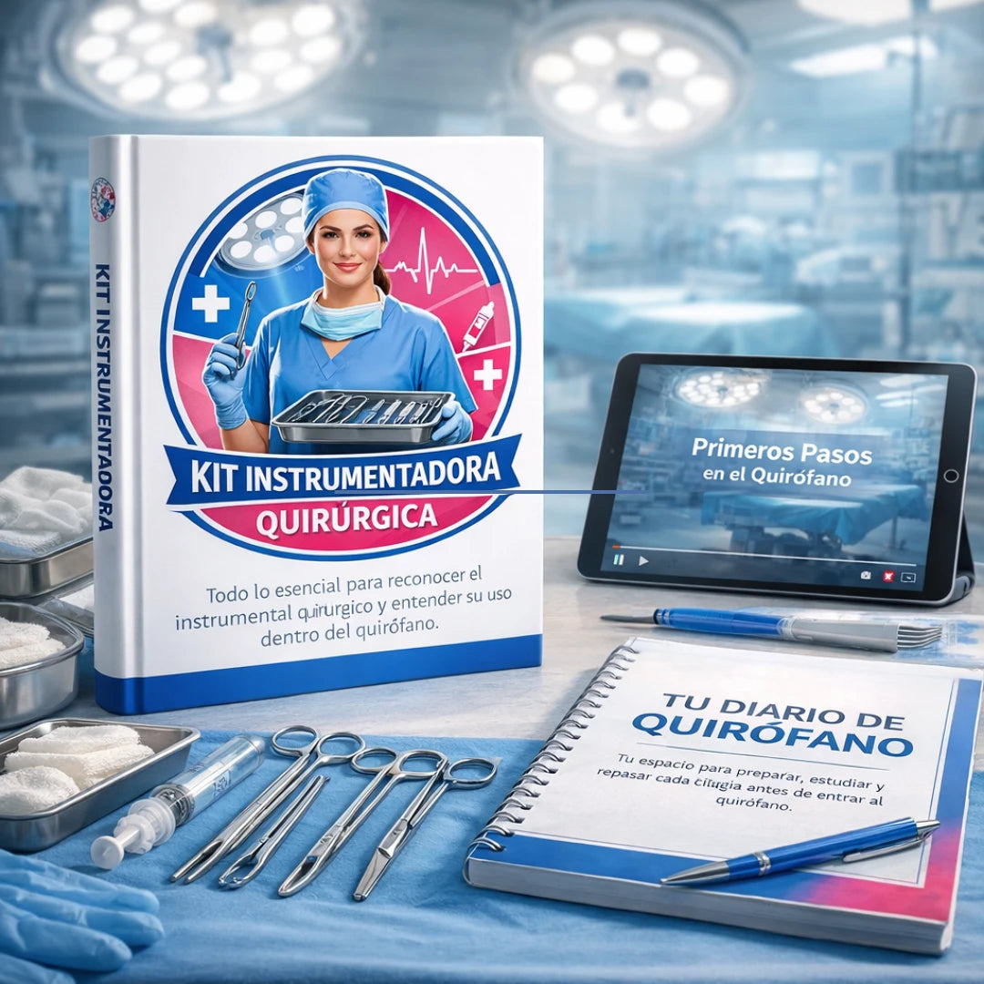 KIT INSTRUMENTADORA QUIRÚRGICA + 8 BONUS DE REGALO